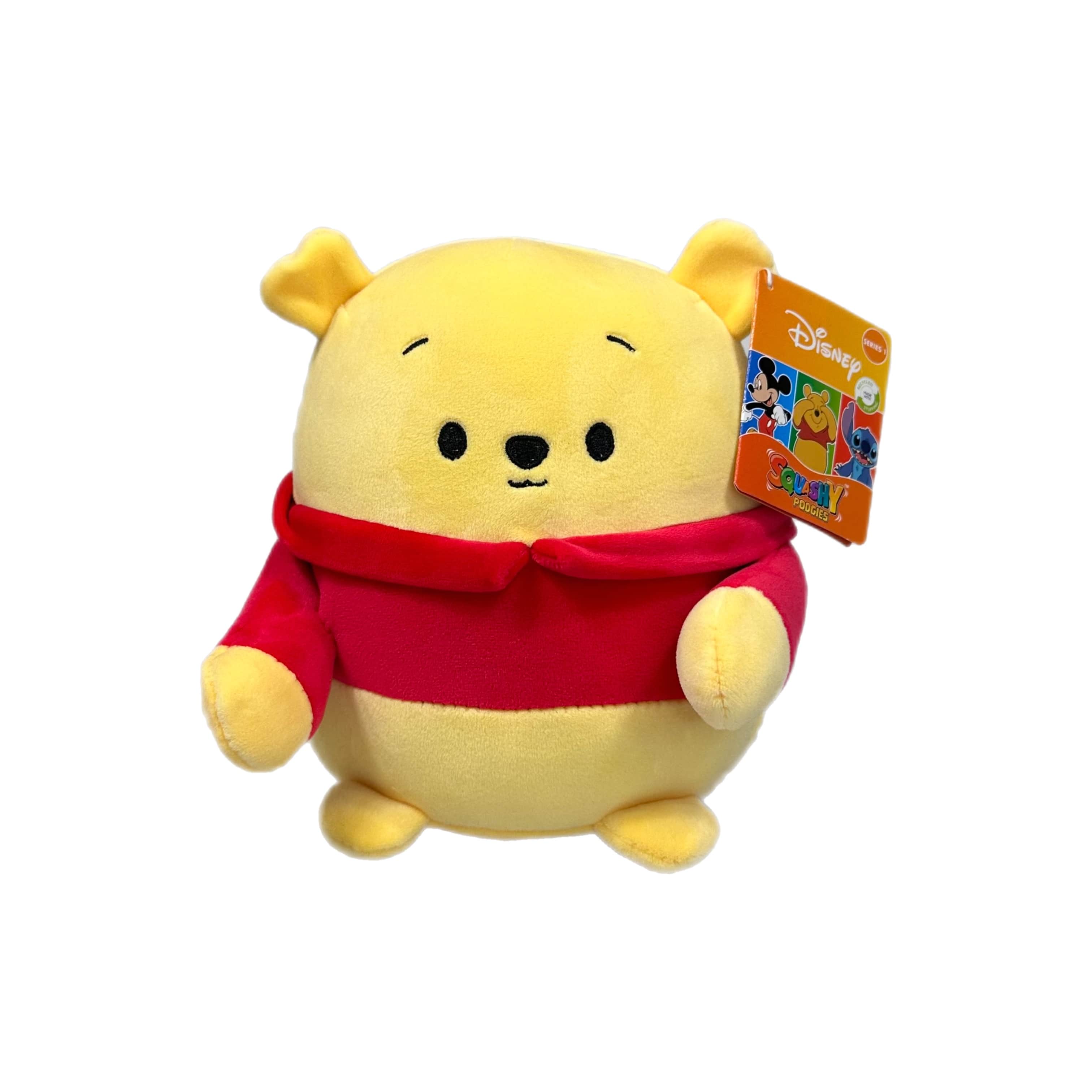 Peluche Disney Squishy Podgies Winnie l'ourson 19 cm